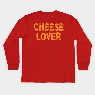 Cheese Lover Kids Long Sleeve T-Shirt